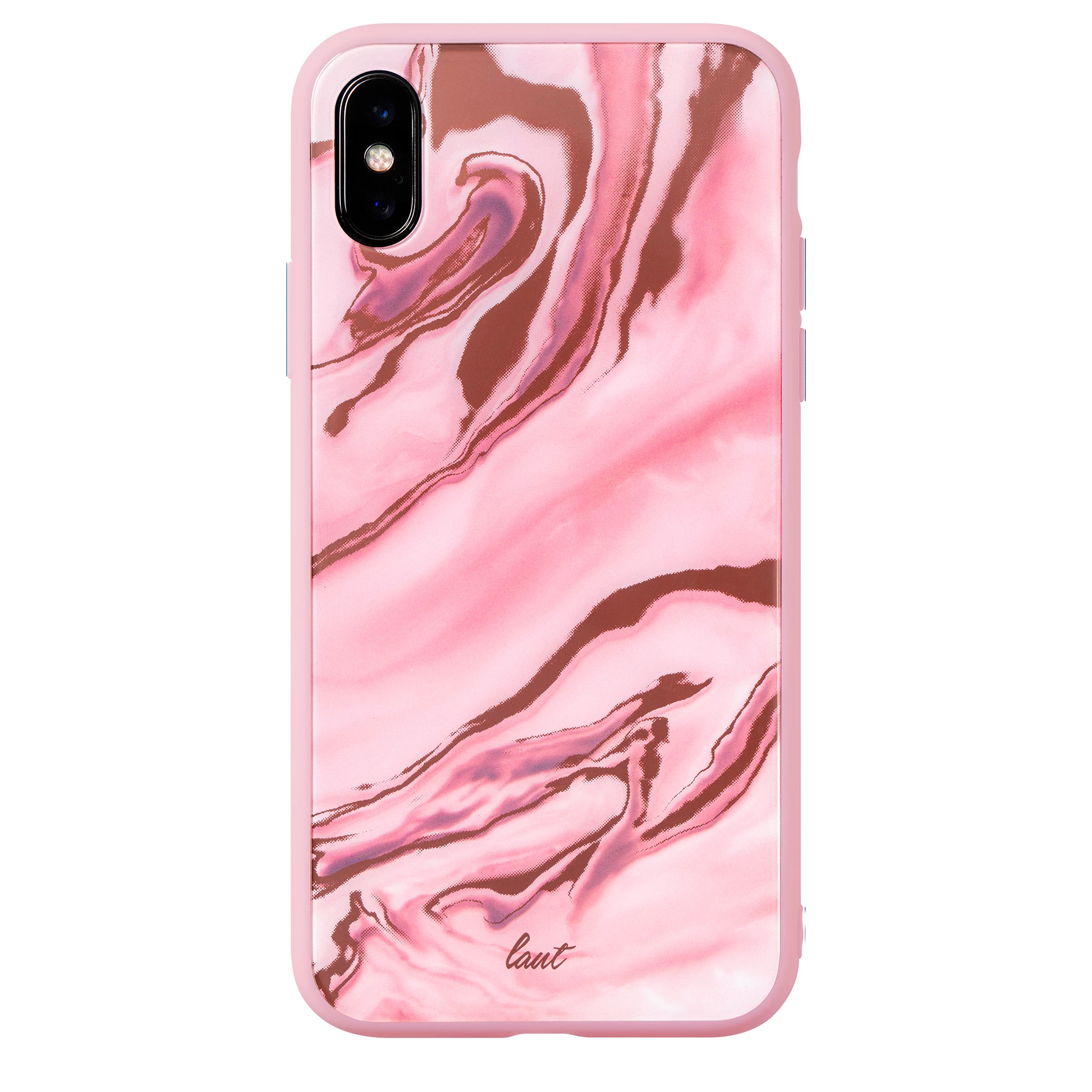 Чехол LAUT MINERAL GLASS Mineral Pink for iPhone XS (LAUT_IP18-S_MG_MP)